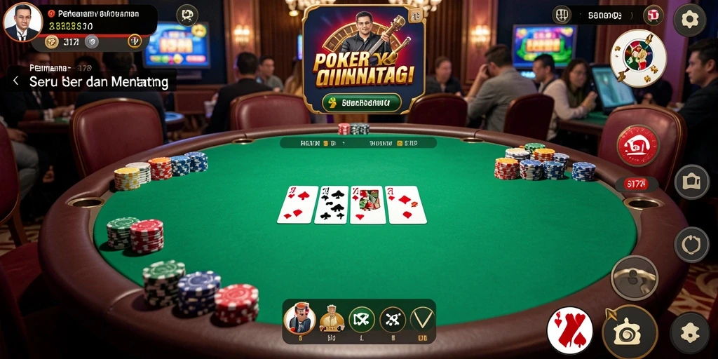 Screenshot gameplay menunjukkan keseruan permainan Poker di 3178.