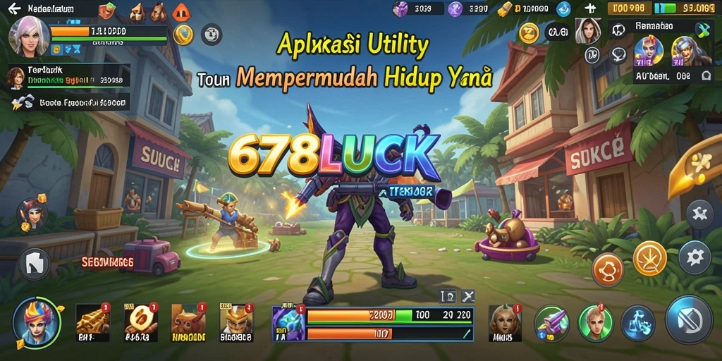 Tampilan antarmuka 678LUCK yang intuitif dan mudah digunakan.