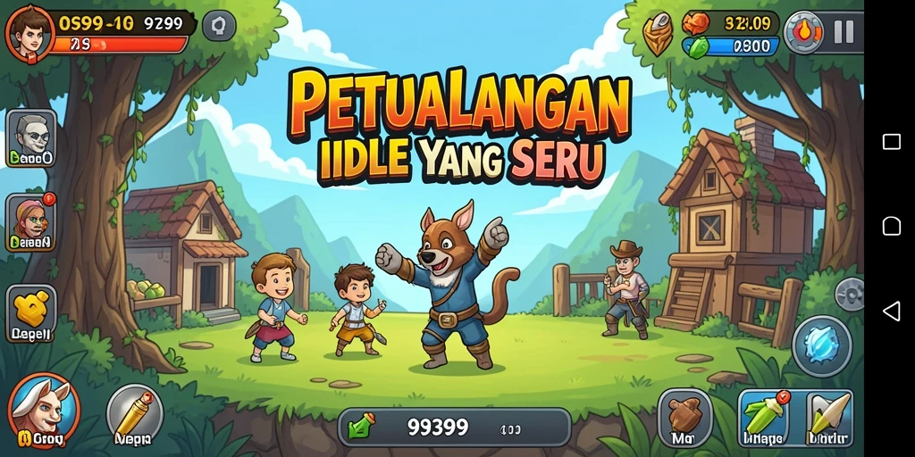 Tampilan gameplay 9399 yang seru dan menyenangkan.