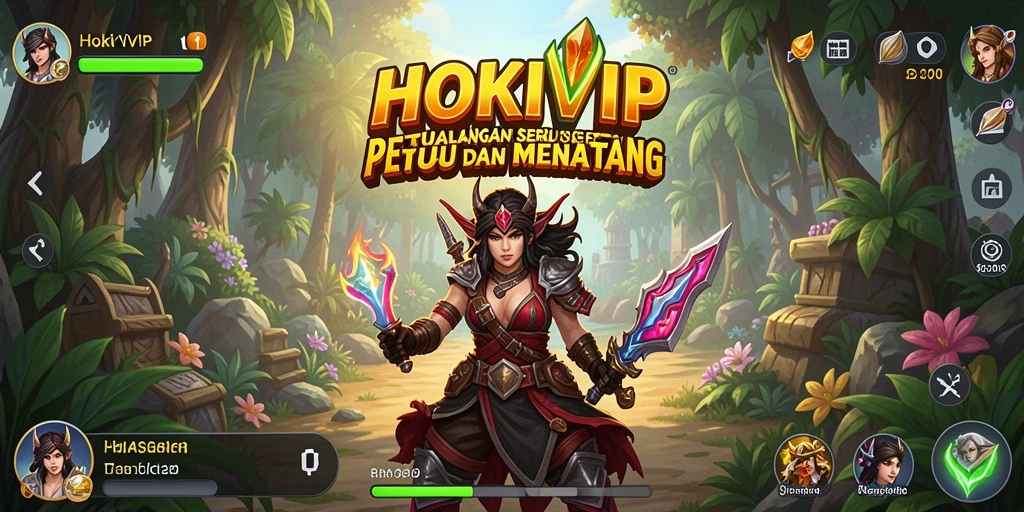 Screenshot HOKIVIP menampilkan aksi seru dalam gameplay petualangan.