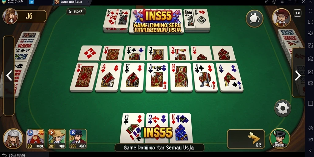 Tampilan gameplay Domino yang seru di INS55.