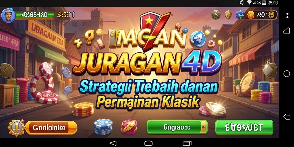 Tangkapan layar menampilkan pertempuran strategis dalam JURAGAN4D.