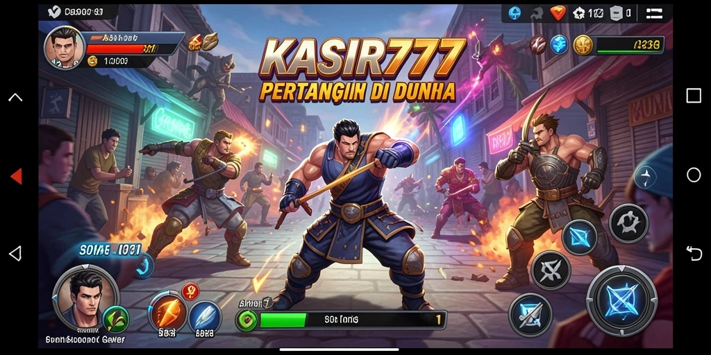 Gameplay seru dengan berbagai karakter dan pertarungan menarik.