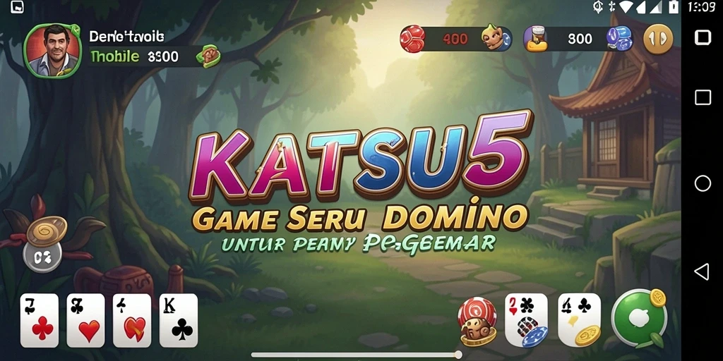 Tampilan gameplay KATSU5 yang seru dan interaktif.