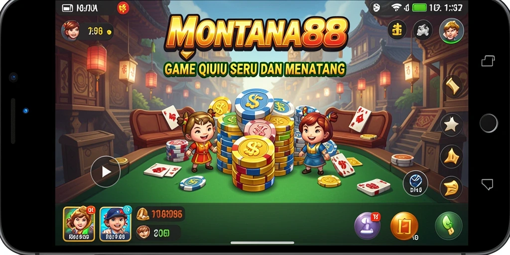 Tampilan gameplay QiuQiu yang menarik di MONTANA88.