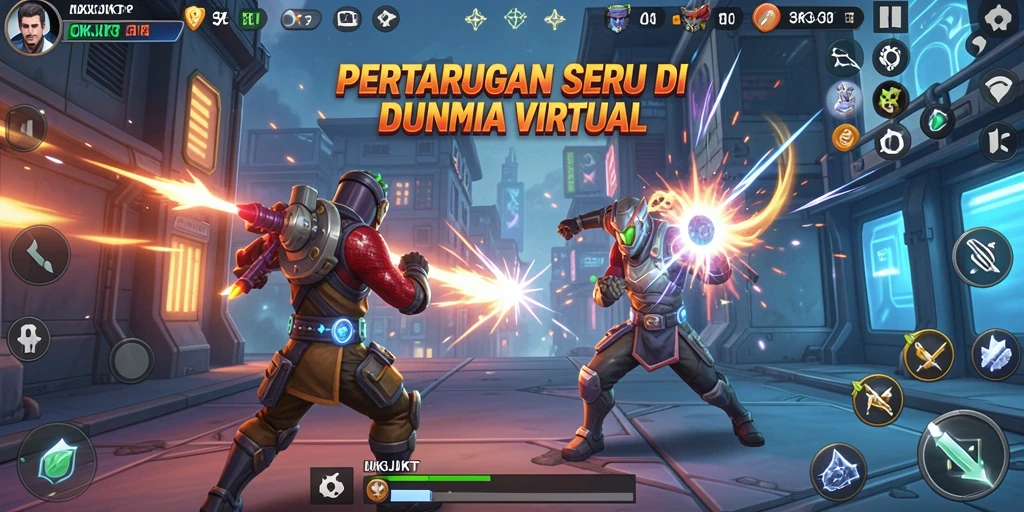 Screenshot menampilkan pertarungan seru di OKJKT dengan aksi mendebarkan.