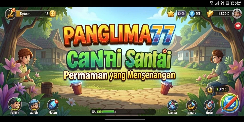 Screenshot gameplay PANGLIMA77 menampilkan keseruan bertualang.