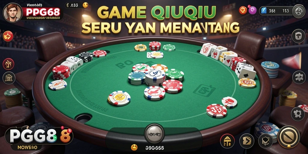 Tampilan gameplay QiuQiu yang seru dan menarik.