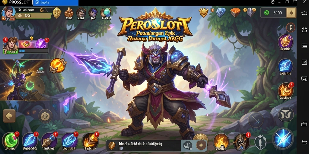 Tampilan gameplay PROSLOT yang menarik dalam dunia ARPG.