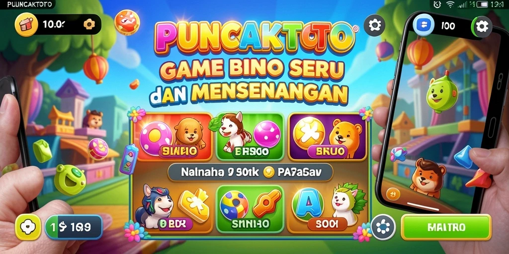 Tampilan gameplay seru Bingo di PUNCAKTOTO yang mengasyikkan.