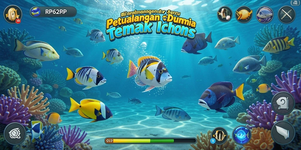 Tangkapan layar gameplay Tembak Ikan yang seru dan menegangkan.