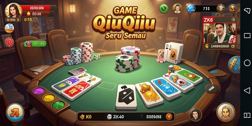 Tampilan gameplay seru ZK6 dalam aksi QiuQiu.
